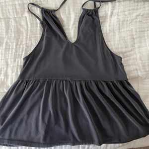 American eagle babydoll tie top small